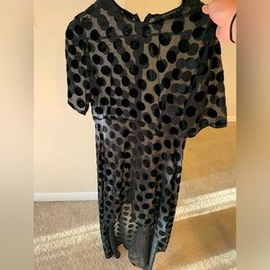 High low polka dot XS dress